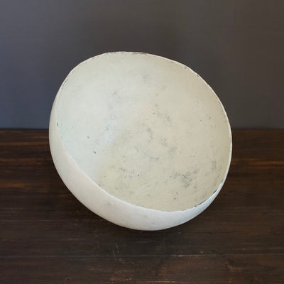 Extra Large White Bowl #NN204 by Takuya Yokoyama