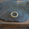 Small Spikes Ring 18K Gold #8001