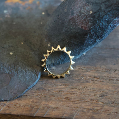 Small Spikes Ring 18K Gold #8001