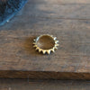 Small Spikes Ring 18K Gold #8001