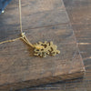 Sea Creature Pendant Head with Chain Medium 18K Gold