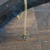 Sea Creature Pendant Head with Chain Small One Hole 18K Gold