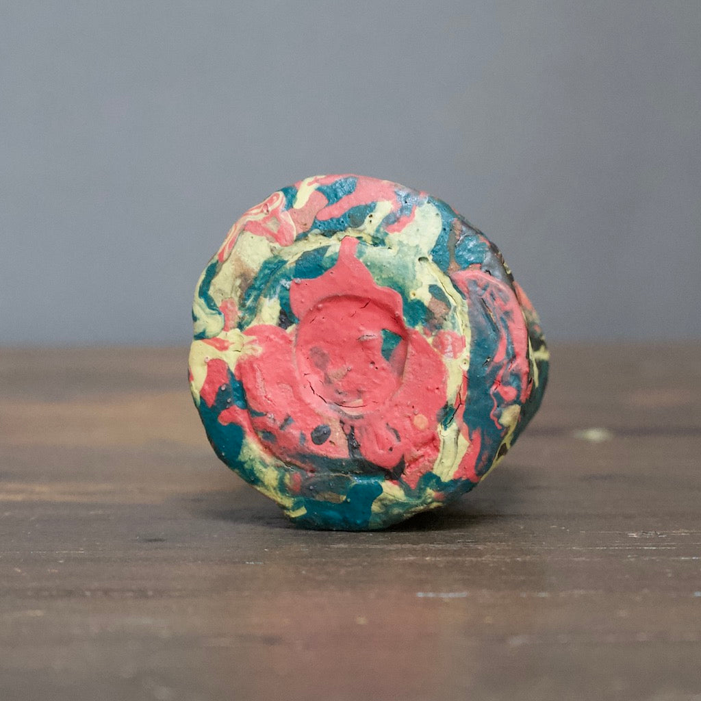 Rainbow Glaze Sake Set 1:2 #HT1