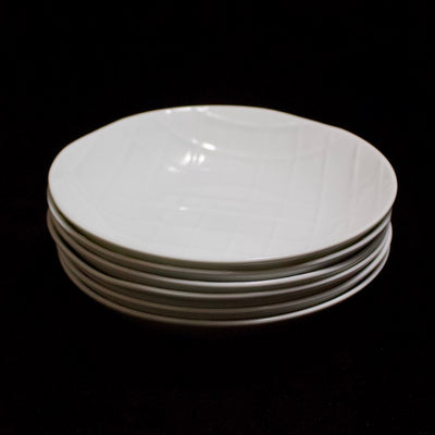 Shell Line Dessert Plate set of 6