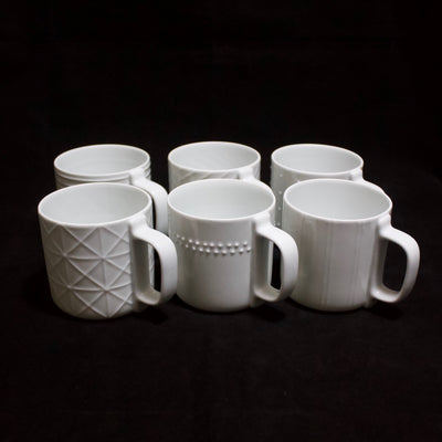 Shell Line Mug Cup set of 6