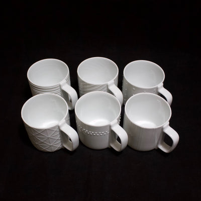 Shell Line Mug Cup set of 6