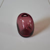 Wine Red Glass Bud Vases set of 5