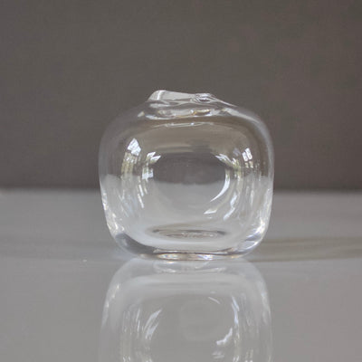 Clear Glass Bud Vases set of 5