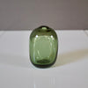 Forest Green Glass Bud Vases set of 5