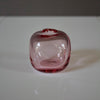 Violet Pink Glass Bud Vases set of 5