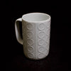 Shell Line Tall Mug Circles Pattern