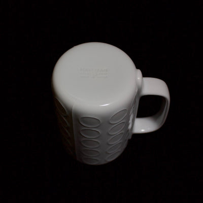 Shell Line Tall Mug Circles Pattern