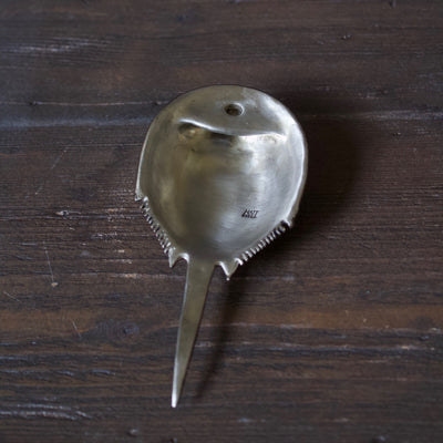 Horseshoe Crab Bottle Opener Darkest Brown/ White Back