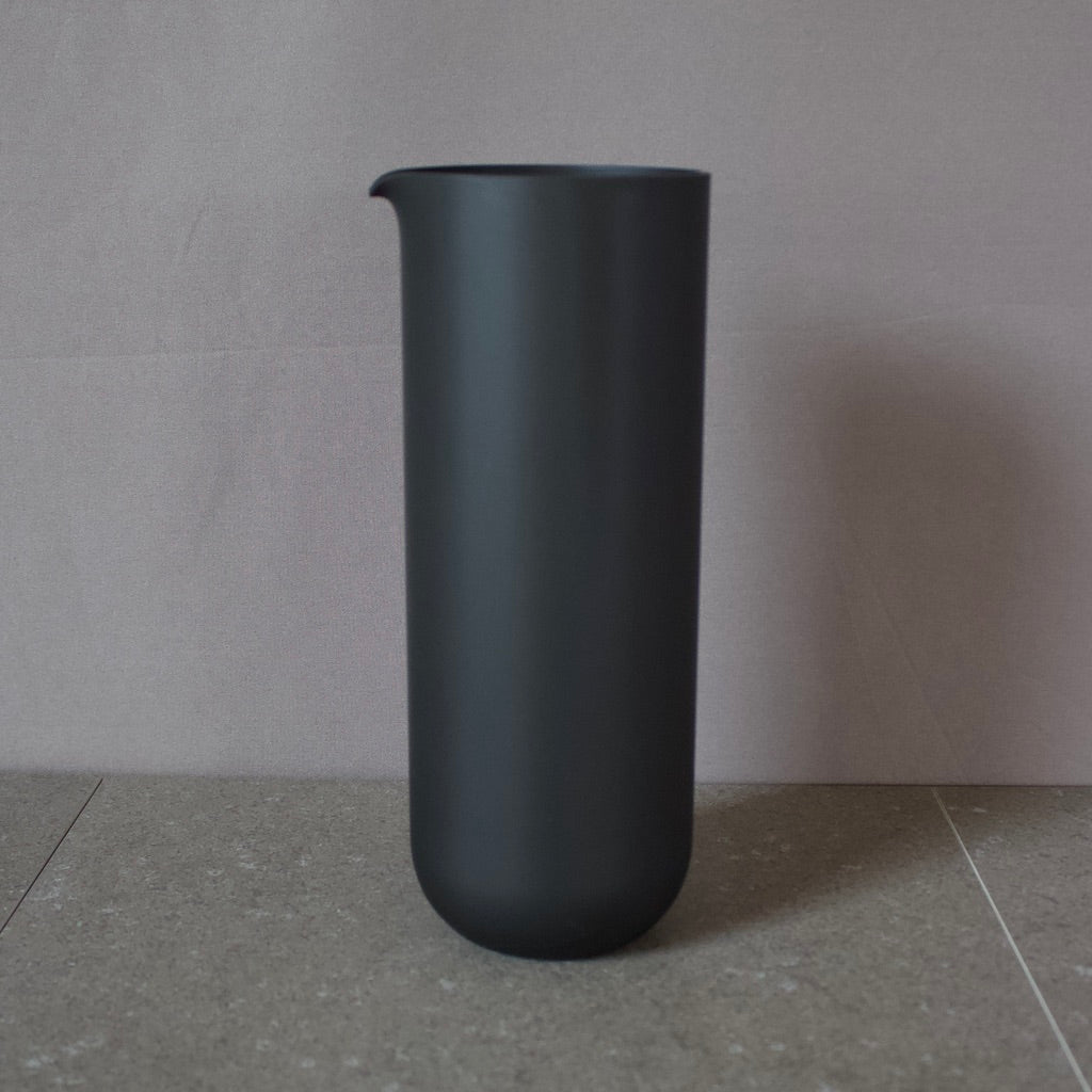 Matte Black Glass Water Pitcher #80FK