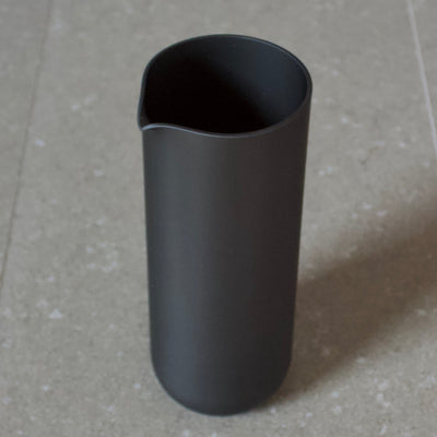 Matte Black Glass Water Pitcher #80FK