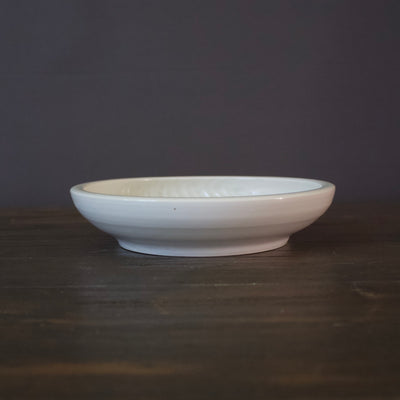 SHINOGI Lines Serving Bowl Small White #HN37A