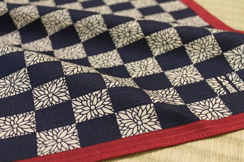 SQ Flower - Navy Blue