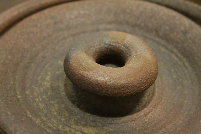 YAKISHIME Tea Ceremony Fresh Water Jar by Takashi Nakazato