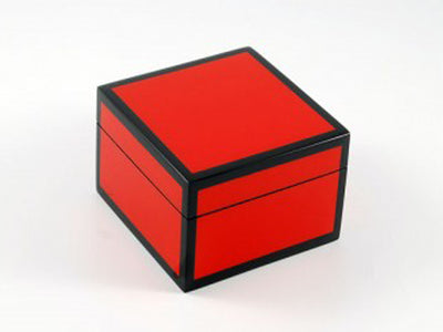 SQ Box Red Tulip Wood