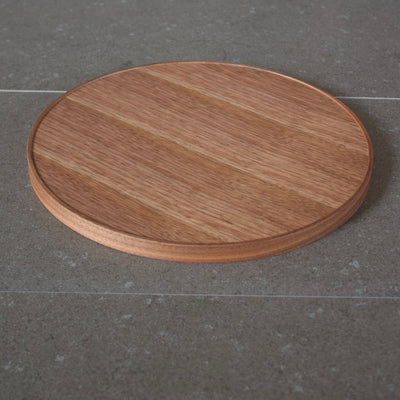 Round Walnut Tray #TS1036