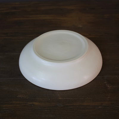 SHINOGI Lines Serving Bowl Small White #HN37A